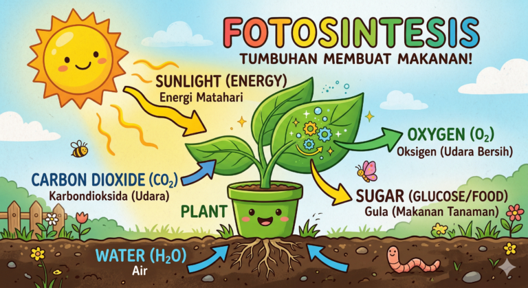 Diagram fotosintesis pada tumbuhan